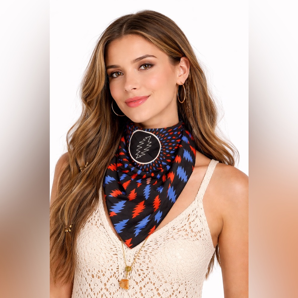 Grateful Dead Lightning Bolt Bandana Unisex